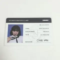 LE SSERAFIM チェウォン IDカード シーグリ2022 トレカ