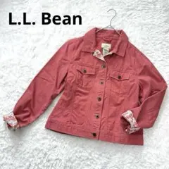 L.L. Bean エルエルビーン　長袖　デニムジャケット　Gジャン　ピンク
