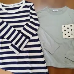 長袖カットソー2点セット ペアマノン