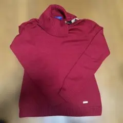 ブルーレーベルクレストブリッジ　赤ニットセーター