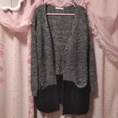 お値下げ 美品 ハリータ Lサイズ 切り替えデザインがおしゃれなロングコート