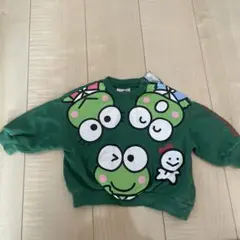 futago サンリ　プリントトレーナー　けろけろけろっぴ