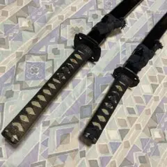 模造刀 (切っ先・大帽子) 〜灰・黒叩き塗り鞘〜 - メルカリ