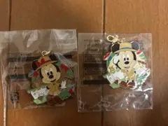 【新品未開封】　ジャングルカーニバル　チャーム　ミッキー　ミニー　2個セット