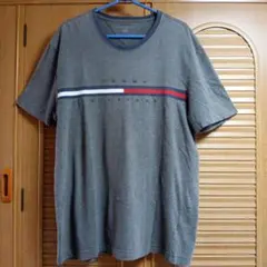 TOMMY HILFIGER ロゴプリント Tシャツ グレーXLのサムネイル