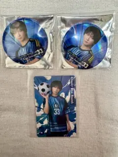 アクターズリーグ フットサル ALくじ 缶バッジ ランダムカード 岩崎悠雅