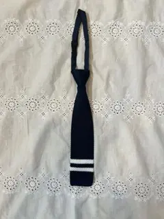 値下げしました！キッズ用 ネイビー ストライプ ネクタイ