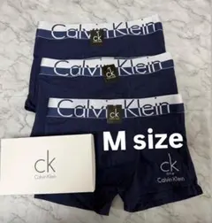 CALVIN KLEIN カルバンクライン★ボクサーパンツ 紺Mサイズ3枚セット