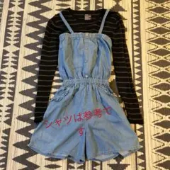 150 マザウェイズ　デニム　オールインワン