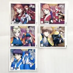 銀魂　吉原大炎上　サントリー　ラベル缶　ステッカー　5種