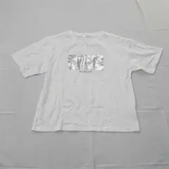 ?lumier リュミエ 箔プリントTシャツ ホワイト シルバーのサムネイル