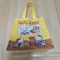 サンリオ　Hello Kitty ミニトートバッグ イエロー　キティちゃん