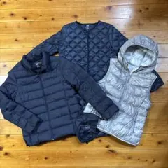 【ユニクロ】ULTRA LIGHT DOWN ジャケット・ベスト《3点セット》