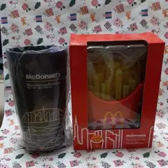 マクドナルド2022年　ポテトライトロングコップ二点セット