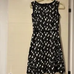 Rene ルネ チューリップ柄 パッチワークワンピース 36 TISSUE社