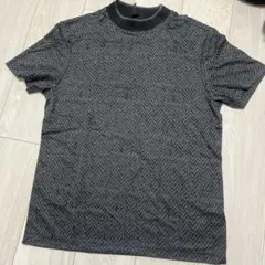 adidas ヘリンボーンパターン シャツ Lサイズ