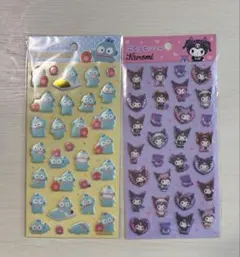 サンリオ　ぷくっとシール　ハンギョドン　クロミちゃん