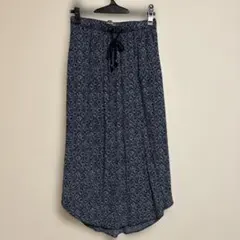 Eddie Bauer ロングスカート 総柄 ウエスト紐 PXSのサムネイル