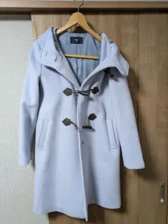 ライトブルーダッフルコート