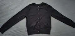 UNIQLO メリノウールクルーネック カーディガン 黒　Sサイズ