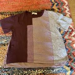 COMME CA FILLE Tシャツ 130A チェック柄のサムネイル