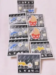 キャラマグネッツ8個セット　ピクミン 青ピクミン　黄ピクミン