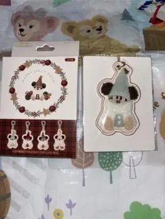 【キーチェーン】ディズニー クリスマス リルリンリン 2025 水色