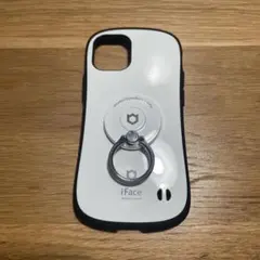 iFace ホワイト ケース リング付き iPhone 12mini