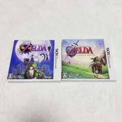 3DSソフト ゼルダの伝説 時のオカリナ ムジュラの仮面 2つセット パッケージ