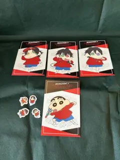 イケブクロ　クレヨンしんちゃんコラボ購入特典ポストカード4枚セット　おまけ付き