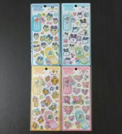 たまごっち 平成はっぴーフォン まめっち みみっち めめっち ふらわっち 4枚