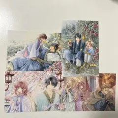 暁のヨナ 大原画展 ポストカード 4枚セット ヨナ ハク