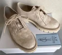 あしながおじさん　軽量　厚底レースアップシューズ　24cm