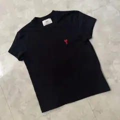 ami paris ハートロゴ Tシャツ ブラックのサムネイル