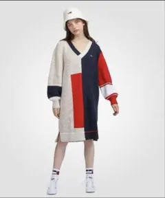 TOMMY JEANS ニットワンピース