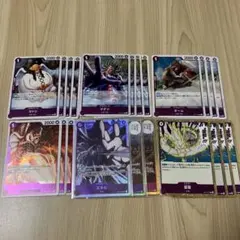 紫エネル デッキパーツ まとめ売り■神の島の冒険 ワンピース