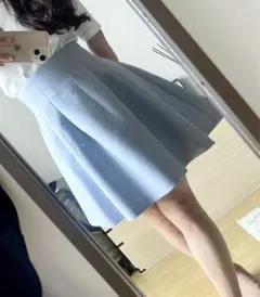 titty&Co. フレアスカート 水色 ハイウエスト