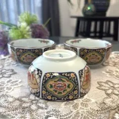 新品 波佐見焼 バラ 手描き ご飯茶碗 お皿 有田焼 伊万里焼 深皿 2枚