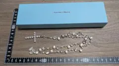 ユキコオオクラ 白蝶貝 クォーツ 2WAYネックレス◇ヴィンテージ レトロ 
