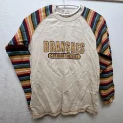 BRANSHES ストライプ 長袖カットソー　Sサイズ