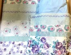 布団カバー3点セット　花柄　ドット　水玉　未使用