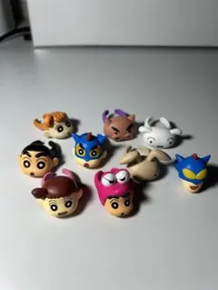 アニメキャラクター リング　フィギュア 9個セット