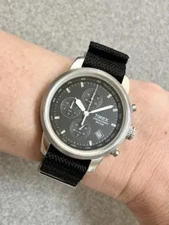 激レア TIMEX Salem クロノグラフ 腕時計 クォーツ 美品 稼働OK - メルカリ