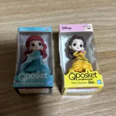 ディズニー　アリエル　ベル　箱入りフィギュア