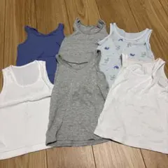 タンクトップ肌着　6枚セット 100cm