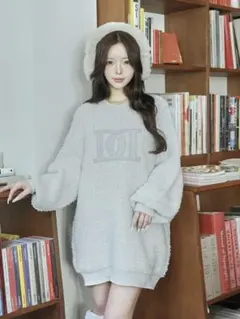 Darich DDロゴツイードニットプルオーバー