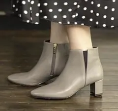 卑弥呼　Vラインサイドゴアブーツ 24.5cm