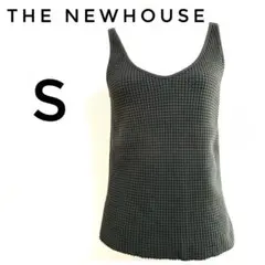美品✨THE NEWHOUSE ダークグレー タンクトップ ワッフルのサムネイル