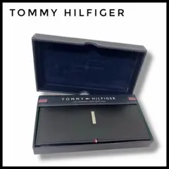 【新品未使用】TOMMY HILFIGER　長財布　フラップ　ブラック　メンズ