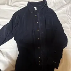 brooks brothers シャツ M ネイビー コーデュロイ